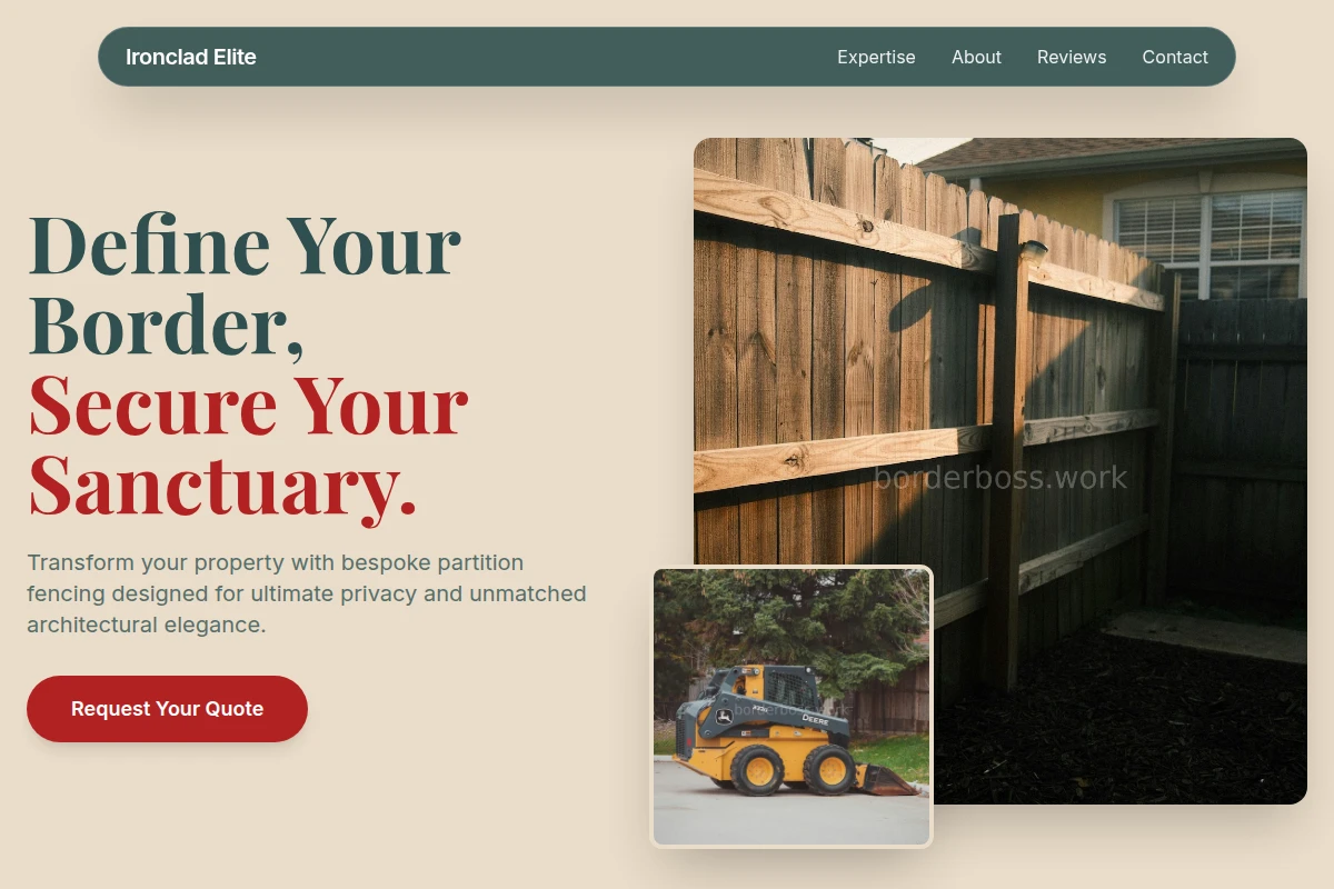 Partition Fence Builder