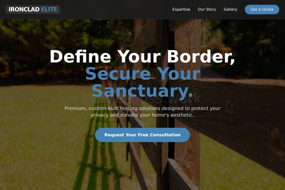 Boundary Fence Builder