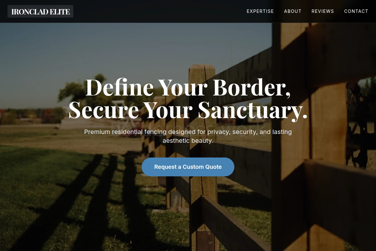 Anchor Fence Builder