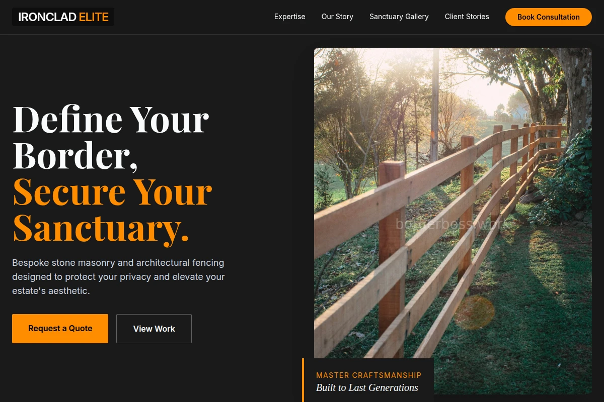 Paver Fence Builder
