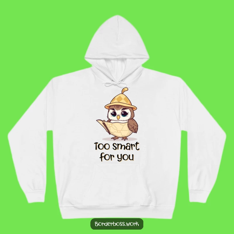 Funny Owl Tiny Hat Hoodie: Cozy & Hilarious Gift for Lost Souls